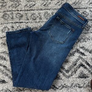 Anthropologie Blue Boyfriend Jeans